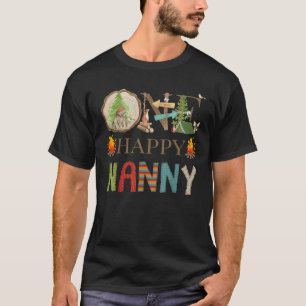 Camiseta Um Feliz Jato de Aniversário, Primeiro Urso de Ani