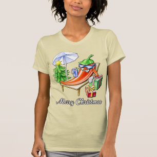Camiseta Um Feliz Natal em Sunshade e Tree