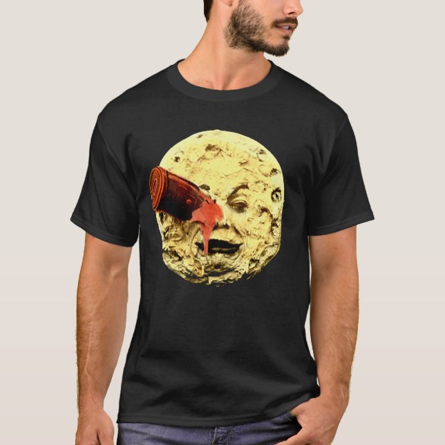 Camiseta Um filme da Viagem à Lua de 1902 ainda (Frente)