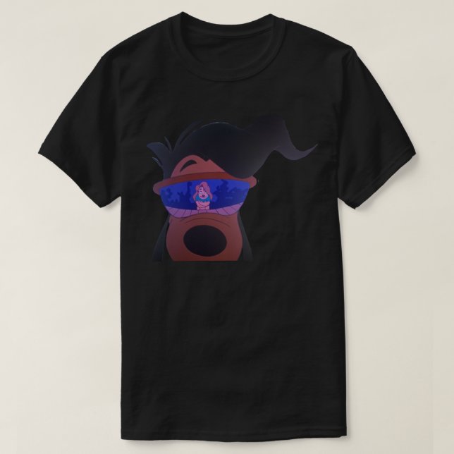 Camiseta Um filme fofo, Max Goof e Roxanne Sticker (Frente do Design)