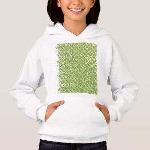 Camiseta um fundo branco com pontos castanhos