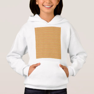 Camiseta um fundo laranja e amarelo com um padrão