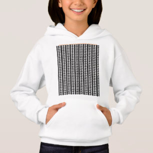 Camiseta um fundo preto e branco com muitos pontos