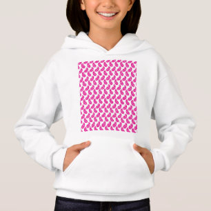 Camiseta um fundo rosa e branco com um padrão