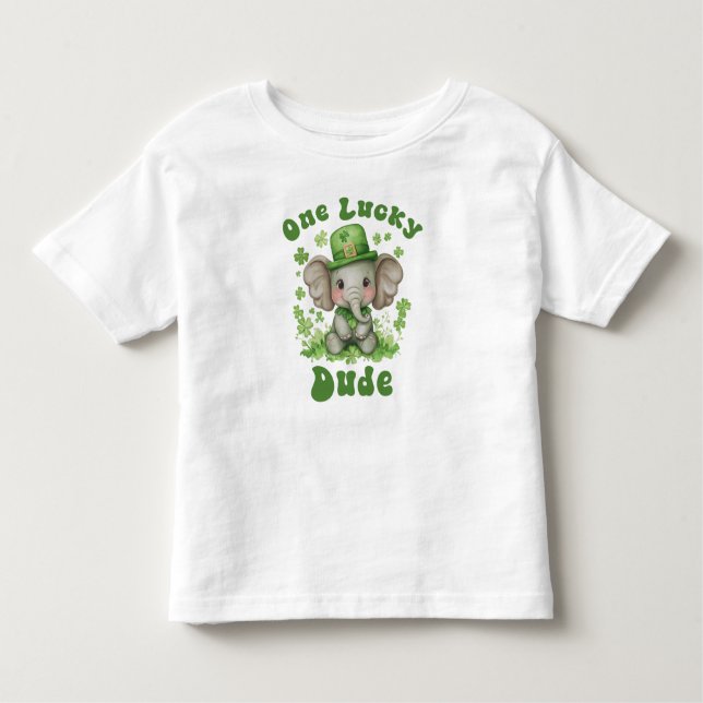 Camiseta Um Garoto Sortudo St Patrick (Frente)