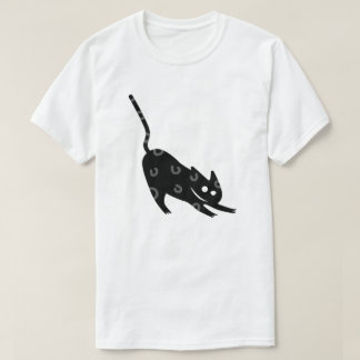 Camiseta um gato ágil
