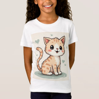 Camiseta um gato bonito