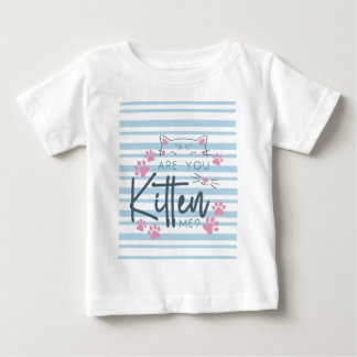 Camiseta Um Gato Bonito - "Você É Gatinho Para Mim?" Gráfic