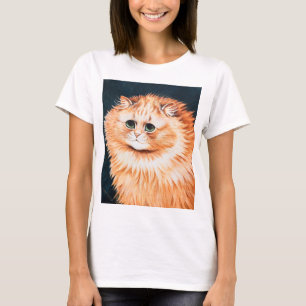 Camiseta Um gato de mesa de Louis Wain