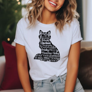 Camiseta Um Gato de Palavras
