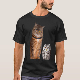 CAMISETA UM GATO E UMA CORUJA 5
