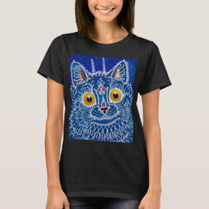 Camiseta Um Gato em Estilo Gótico por Louis Wain