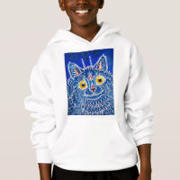 Um gato em estilo gótico por Louis Wain 