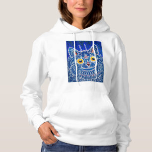 Camiseta Um gato em estilo gótico por Louis Wain