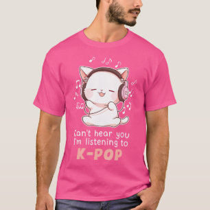 Camiseta Um Gato Engraçado Que Lover Não Pode Ouvir Você, E