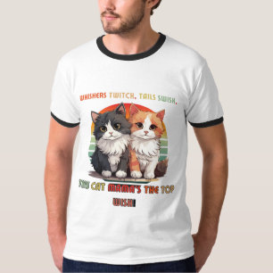 Camiseta "Um gato leva outro"