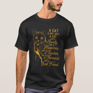 Camiseta Um Gato Não É Apenas Um Gato Gato Fresco De Gatinh