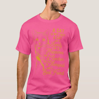 Camiseta Um Gato Não É Apenas Uma Gato Gato Gato Gato Gato