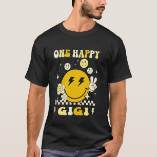 Camiseta Um Gigi Feliz Sorriso Face Aniversário Família M