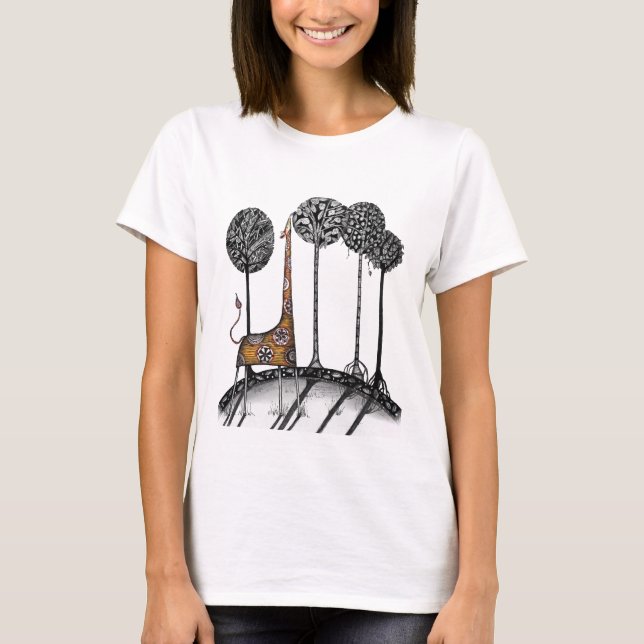 Camiseta Um girafa chamou Kennett (Frente)