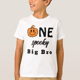 Camiseta Um Grande Irmão Assustador de Halloween para a Fam