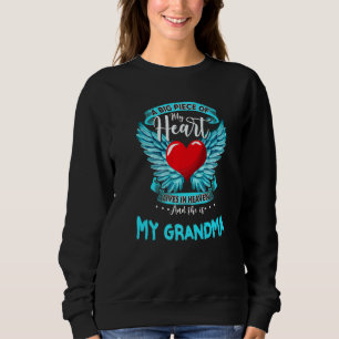 Camiseta Um Grande Pedaço Do Meu Coração Vive No Céu Ela É 