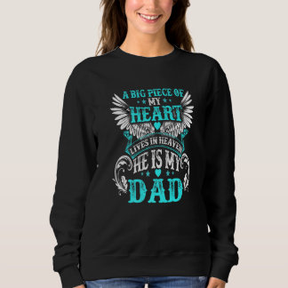 Camiseta Um Grande Pedaço Do Meu Coração Vive No Céu Ele É 
