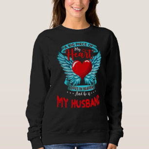 Camiseta Um Grande Pedaço Do Meu Coração Vive No Céu Ele É