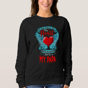 Camiseta Um Grande Pedaço Do Meu Coração Vive No Céu, Ele É