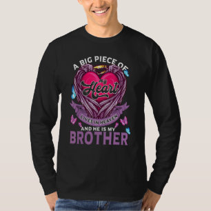 Camiseta Um Grande Pedaço Do Meu Coração Vive No Céu, Meu I
