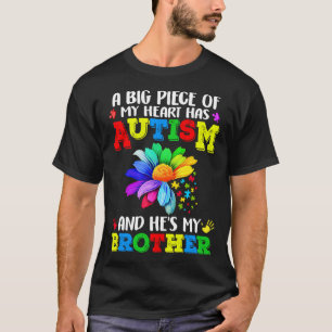 Camiseta Um Grande Tem Autismo E Ele É Meu Irmão
