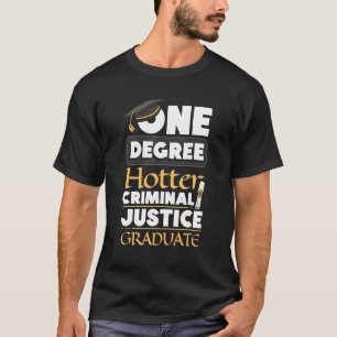 Camiseta Um Grau de Justiça Criminal Futuro Policial