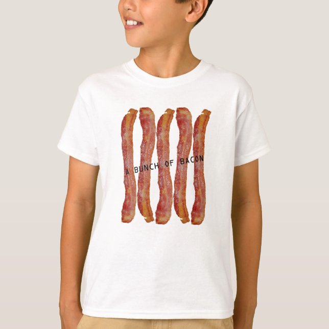 Camiseta um grupo do bacon (Frente)