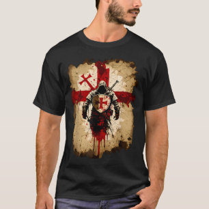 Camiseta Um Guerreiro De Cristo Cavaleiros Templários Envel