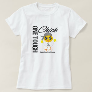 Camiseta Um guerreiro resistente do tumor cerebral do