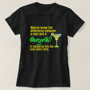 Camiseta Um homem engraçado e uma Margarita acertaram o pon