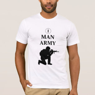 Camiseta Um Homem Exército T Shirt