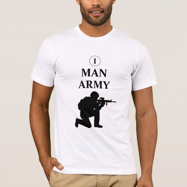 Camiseta Um Homem Exército T Shirt (Frente)