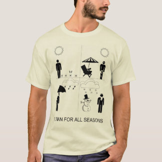 Camiseta Um homem por todas as estações
