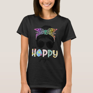 Camiseta Um Hoppy Gaga Leopard Mensagem de Páscoa