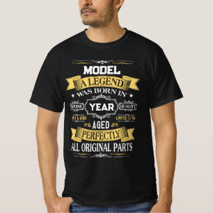 Camiseta Um Ícone Nasceu no Ano