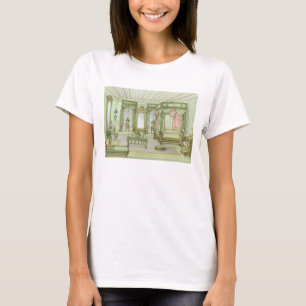 Camiseta Um interior do quarto no estilo de Henri II (litho