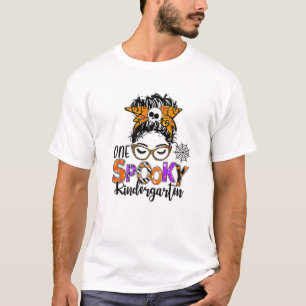 Camiseta Um jardim de infância mimado Caveira Mensagem Bun