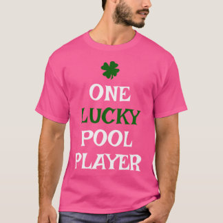 Camiseta Um jogador de Piscina de sorte, o Irish Billi