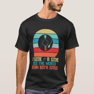 Camiseta Um Lado B Lado Veja o Mundo de Ambos os Lados Vini