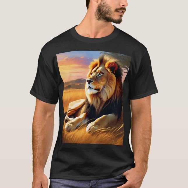 Camiseta Um leão (Frente)