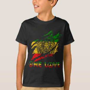 Camiseta Um Leão Reggae De Judah Claw Rastafari Raízes