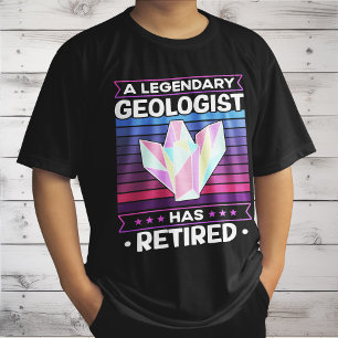 Camiseta Um Legendário Geólogo Aposentou Engraçado A Geolog