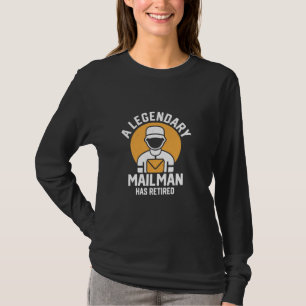 Camiseta Um Legendário Mandatário Aposentou Correio Postal
