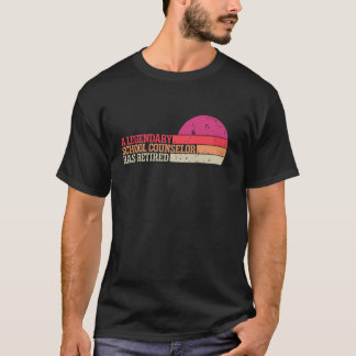 Camiseta Um legendário orientador escolar se aposentou piad